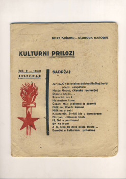 Časopis: : KULTURNI PRILOZI, br 2 – 1943./listopad